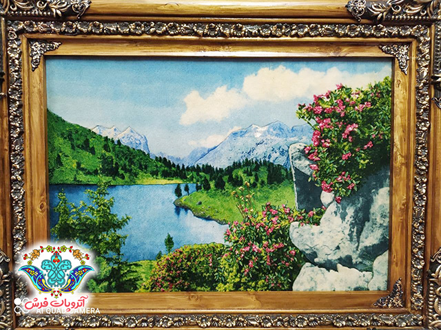 تابلو فرش طرح منظره