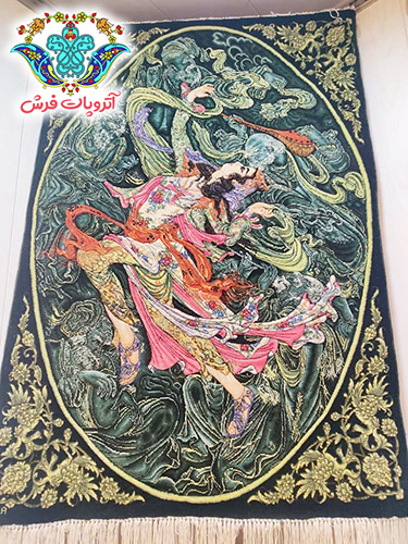 تابلو فرش طرح مینیاتوری